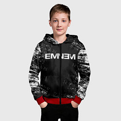 Толстовка на молнии детская EMINEM, цвет: 3D-красный — фото 2