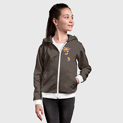 Толстовка на молнии детская League of Legends, цвет: 3D-белый — фото 2