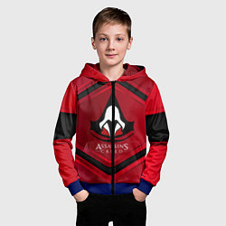 Толстовка на молнии детская Assasin's creed, цвет: 3D-синий — фото 2