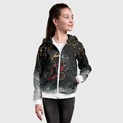 Толстовка на молнии детская Стальной алхимик, цвет: 3D-белый — фото 2