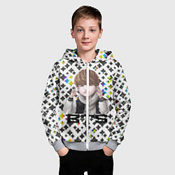 Толстовка на молнии детская BTS, цвет: 3D-меланж — фото 2