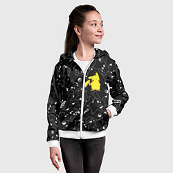 Толстовка на молнии детская ПИКАЧУ, цвет: 3D-белый — фото 2