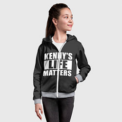Толстовка на молнии детская KENNYS LIFE MATTERS, цвет: 3D-меланж — фото 2