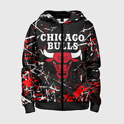 Детская толстовка на молнии CHICAGO BULLS