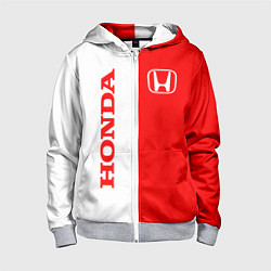 Толстовка на молнии детская HONDA, цвет: 3D-меланж