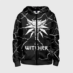 Толстовка на молнии детская The Witcher, цвет: 3D-черный