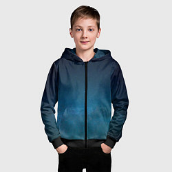Толстовка на молнии детская BlueSpace, цвет: 3D-черный — фото 2