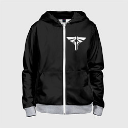 Толстовка на молнии детская ЛАСТ ОФ АС 2 ЦИКАДЫ, цвет: 3D-меланж