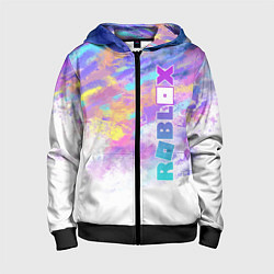 Толстовка на молнии детская Roblox, цвет: 3D-черный