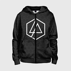 Толстовка на молнии детская LINKIN PARK, цвет: 3D-черный