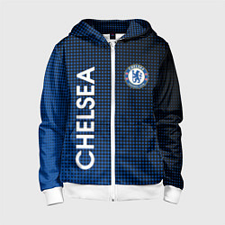 Толстовка на молнии детская CHELSEA, цвет: 3D-белый