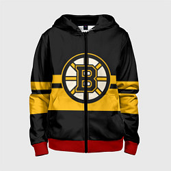 Толстовка на молнии детская BOSTON BRUINS NHL, цвет: 3D-красный