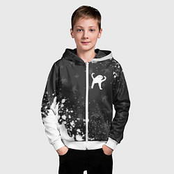 Толстовка на молнии детская ЪУЪ СЪУКА, цвет: 3D-белый — фото 2