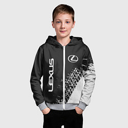 Толстовка на молнии детская LEXUS ЛЕКСУС, цвет: 3D-меланж — фото 2