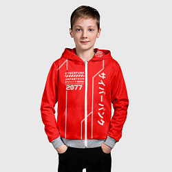 Толстовка на молнии детская CYBERPUNK FASHION, цвет: 3D-меланж — фото 2