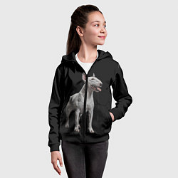 Толстовка на молнии детская Bully, цвет: 3D-черный — фото 2