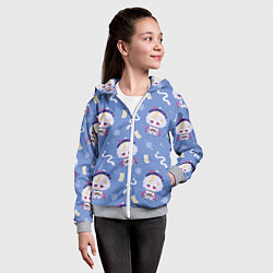 Толстовка на молнии детская Genshin Impact, цвет: 3D-меланж — фото 2