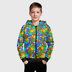 Толстовка на молнии детская ПЕПЕ КЛОУН, цвет: 3D-черный — фото 2