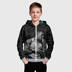 Толстовка на молнии детская NILETTO, цвет: 3D-меланж — фото 2