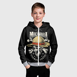 Толстовка на молнии детская MUGIWARA ONE PIECE, цвет: 3D-меланж — фото 2