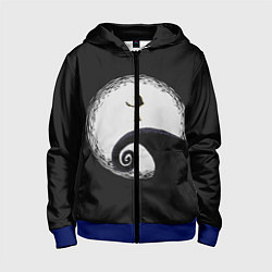 Толстовка на молнии детская Little Nightmares 2, цвет: 3D-синий