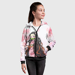 Толстовка на молнии детская НЕЗУКА NEZUKO, цвет: 3D-черный — фото 2