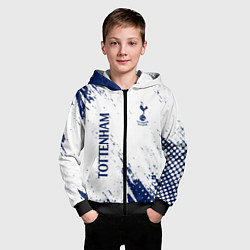 Толстовка на молнии детская TOTTENHAM HOTSPUR, цвет: 3D-черный — фото 2