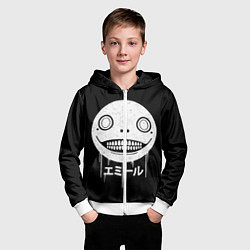 Толстовка на молнии детская Emil Nier: Automata, цвет: 3D-белый — фото 2