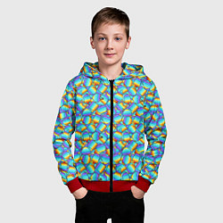 Толстовка на молнии детская POP IT MIX ПОП ИТ, цвет: 3D-красный — фото 2