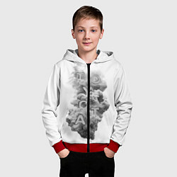 Толстовка на молнии детская TOYOTA SMOKE, цвет: 3D-красный — фото 2