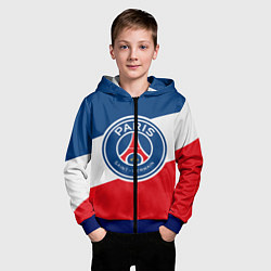 Толстовка на молнии детская Paris Saint-Germain FC, цвет: 3D-синий — фото 2