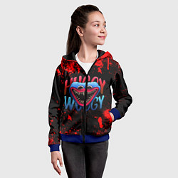 Толстовка на молнии детская ХАГИ ВАГИ POPPY PLAYTIME, цвет: 3D-синий — фото 2