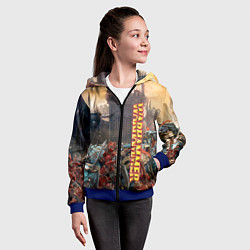 Толстовка на молнии детская Ваха Осада, цвет: 3D-синий — фото 2