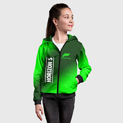 Толстовка на молнии детская ФОРЗА ХОРАЗЙЕН 5 Минимализм, цвет: 3D-черный — фото 2