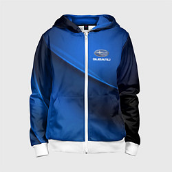 Детская толстовка на молнии Subaru sport