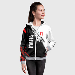 Толстовка на молнии детская MAFIA II мафия 2, цвет: 3D-меланж — фото 2