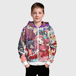 Толстовка на молнии детская All - Zombieland Saga Revenge, цвет: 3D-белый — фото 2