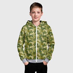 Толстовка на молнии детская Gamer - камуфляж, цвет: 3D-меланж — фото 2