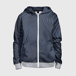 Толстовка на молнии детская Фантазия антрацит, цвет: 3D-меланж