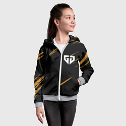 Толстовка на молнии детская Gen G Esports, цвет: 3D-меланж — фото 2