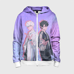 Толстовка на молнии детская Персонажи - Агенты времени, цвет: 3D-белый