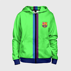 Толстовка на молнии детская Barcelona fc sport line, цвет: 3D-синий