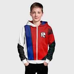 Толстовка на молнии детская Roblox uniform, цвет: 3D-белый — фото 2