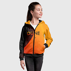 Толстовка на молнии детская Dune Arrakis, цвет: 3D-черный — фото 2