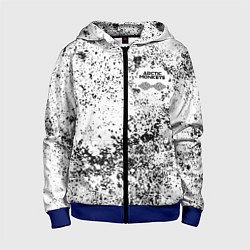 Толстовка на молнии детская Arctic Monkeys - Графический хаос, цвет: 3D-синий