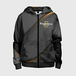 Толстовка на молнии детская Игра Kingdom Come: Deliverance 2, цвет: 3D-черный