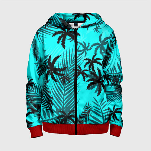 Детская толстовка на молнии GTA костюм Томми / 3D-Красный – фото 1