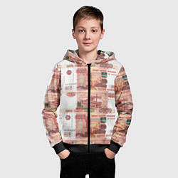 Толстовка на молнии детская 5 000 рублей, цвет: 3D-черный — фото 2