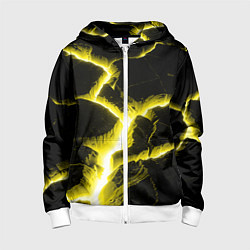 Толстовка на молнии детская The rift, цвет: 3D-белый