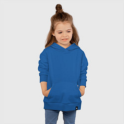Толстовка детская хлопковая Пикачу на голове Эша, цвет: синий — фото 2
